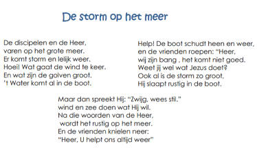 Storm op het meer