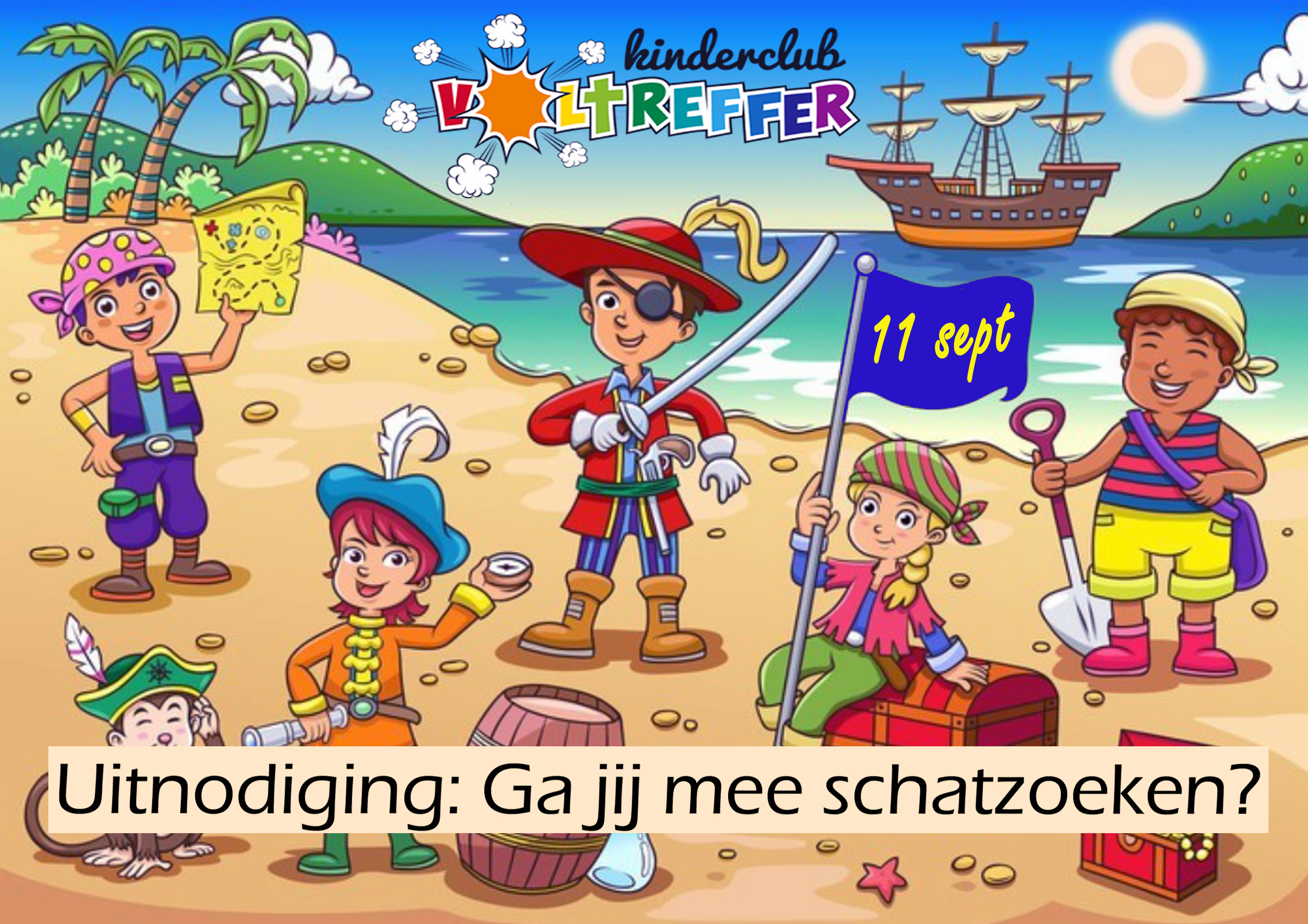 Uitnodiging spellen ochtend 11 september kinderclub voltreffer